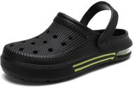 👞 heyun lightweight men's outdoor sandals slippers: shoes, mules & clogs logo