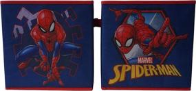 img 2 attached to 🕷️ Idea Nuova Marvel Spiderman Set of 2 Strong Storage Cubes with Convenient Handles