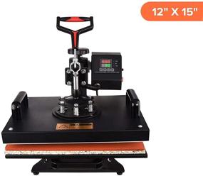 img 3 attached to 12x15 Digital Heat Press Machine for T-Shirts & Bags - Includes 20 Sublimation Papers