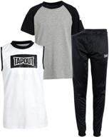 👕 стильный и прочный комплект спортивной одежды для мальчиков tapout - обязательное приобретение для мальчиков! логотип