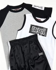 img 3 attached to 👕 Стильный и прочный комплект спортивной одежды для мальчиков TapouT - обязательное приобретение для мальчиков!