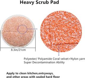 img 2 attached to Bissell Spinwave 2039A 2124 Replacement Pads: 2 Soft, 2 Scrubby, 2 Heavy Scrub - High-Quality Replacements