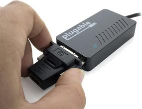 img 1 attached to 🔌 Plugable USB 3.0 Video Graphics Adapter: Connect Multiple Monitors up to 2048x1152 - Windows 10, 8.1, 7, XP Compatible