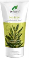 organic tea tree oil gentle 🌿 face scrub by dr.organic, 5.1 fl oz logo