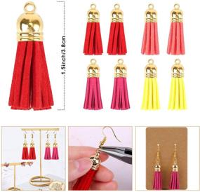 img 2 attached to 💍 Complete Earring Making Kit with Tassel Chains, Hooks, Rings, and Pliers for DIY and Repairing - RELIAN 2111pcs Earring Making Supplies