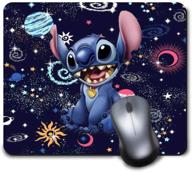 мышь-подушка alien galaxy blue planet earth lilo stitch: нескользящий резиновый коврик для игр и подарков - милый, смешной и вдохновленный диснеем. логотип