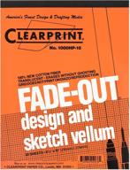 clearprint фонтанская бумага для эскизов fade out design, принадлежности для рисования и искусства логотип