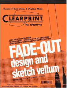 img 1 attached to Clearprint Fade Out Design Sketch Vellum Painting, Drawing & Art Supplies