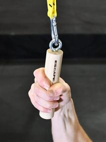 img 3 attached to 🧗 Premium Wood Training Tool for Grip Strength - Escape Climbing Power Piston: Enhance Full Upper Body and Core Workout in Rock Climbing and Bouldering - Two Pack