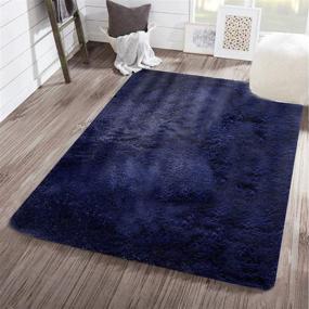 img 4 attached to 🏠 WHOW Super Soft Area Rug: Modern Living Room & Bedroom Carpet