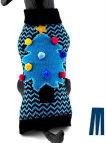 img 3 attached to 🎄 Mikayoo Christmas Sweater for Dogs and Cats - Pet Xmas Sweater, Holiday Festive Sweater with Christmas Tree Design, Cold Weather Coat