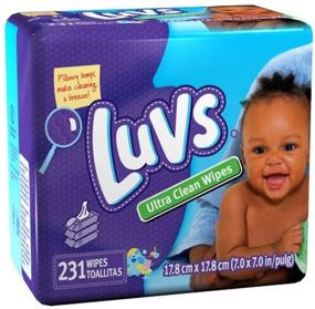 img 1 attached to 👶 Buy Luvs Ultra Clean Baby Wipes Refills: Pack of 4, 924 Total Wipes