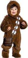 adorable classic chewbacca deluxe costume for your toddler: perfect for halloween and playtime! logo