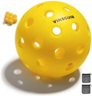 🏸 vinsguir pickleball set with 8 usapa standard outdoor pickle-ball balls, competition paddle balls for outdoor courts, includes 2 paddleball mesh nets логотип