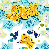 amscan adorable fisher decoration confetti logo