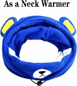 img 1 attached to 🧤 Ultimate Protection: Winter Warm Windproof Balaclava for Kids - Boys and Girls Ski Hat, Face Mask, Fleece Neck Warmer for Riding and More!