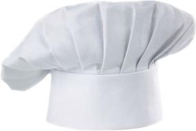 img 3 attached to 👨 Hyzrz Adult Adjustable Chef Hat with Elastic Band - Perfect for Bakers, Kitchen Cooking, and Chefs