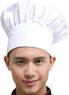 👨 hyzrz adult adjustable chef hat with elastic band - perfect for bakers, kitchen cooking, and chefs logo