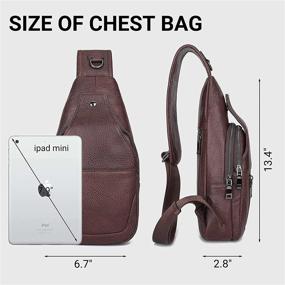 img 1 attached to Augus Shoulder Backpack Crossbody Waterproof Women's Handbags & Wallets