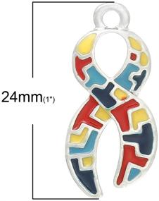 img 2 attached to Autism Awareness Charms Jewelry Aspergers