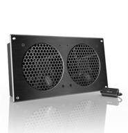 🌀 ac infinity airplate s7: silent 12" cooling fan system with speed control for home theater av cabinets logo