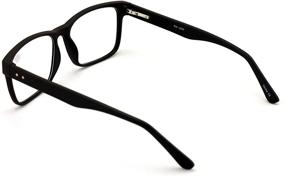 img 2 attached to 👓 High-Quality Wide-Fit Rectangle Reading Glasses for Men - Premium Optical Reader