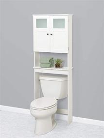 img 2 attached to 🧺 White Zenna Home Bathroom Spacesaver with Enhanced STORAGE Capacity