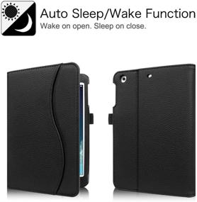 img 3 attached to 📱 Fintie Case for iPad Mini/Mini 2 / Mini 3 - Corner Protection, Multi-Angle Viewing, Folio Smart Stand Cover with Pocket, Auto Sleep/Wake for Apple iPad Mini 1 / Mini 2 / Mini 3, Black