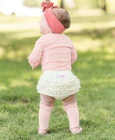 img 2 attached to Baby/Toddler Girls Ruffled Woven Bloomer by RuffleButts