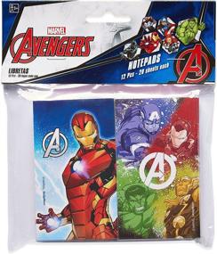 img 1 attached to 🎉 amscan Marvel Epic Avengers™ Notepads: Best Party Favor for Kids - 6.3 x 5.75 x 0.5 inches