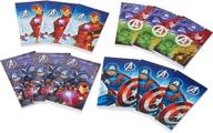 🎉 amscan marvel epic avengers™ notepads: best party favor for kids - 6.3 x 5.75 x 0.5 inches logo