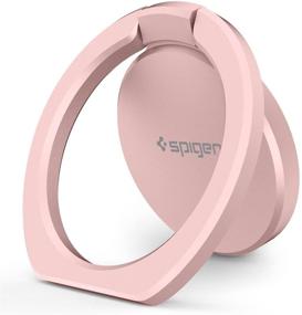 img 4 attached to 📱 Spigen Style Ring 360 Шампанское Золото - Кольцо для телефона/Держатель/Стаек/Держатель, совместимый с магнитным автомобильным держателем, для всех телефонов и планшетов.