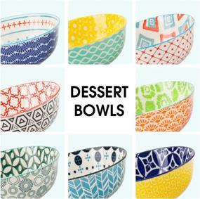 img 2 attached to 🍲 DeeCoo Porcelain Vibrant Oatmeal Bowl - Perfect Diameter for a Flavorful Meal