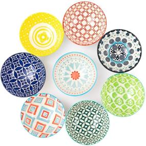 img 4 attached to 🍲 DeeCoo Porcelain Vibrant Oatmeal Bowl - Perfect Diameter for a Flavorful Meal