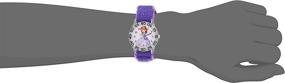 img 1 attached to Disney Kids' Sofia the First Plastic Case Watch with Purple Strap - Model W001688