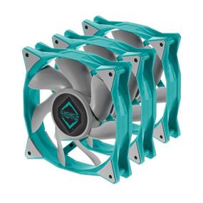 img 4 attached to Iceberg Thermal IceGALE Xtra 120Mm PWM High Performance Case Fan ((3-Pack) Teal)