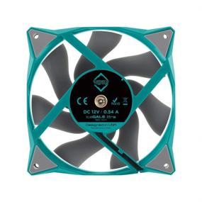 img 2 attached to Iceberg Thermal IceGALE Xtra 120Mm PWM High Performance Case Fan ((3-Pack) Teal)