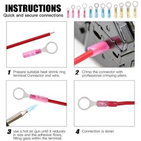 img 1 attached to 🔌 Hilitchi Insulated Terminal Electrical Connectors: Top-rated Solutions for Secure and Efficient Electrical Connections