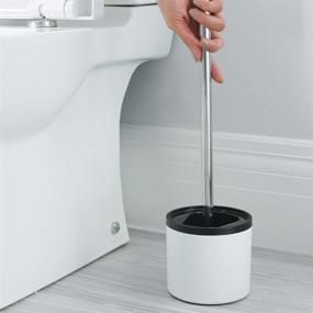 img 2 attached to 🧽 Improved Living Goods 17050 LOOEEGEE Hygienic Toilet Squeegee (Brush), White/Black