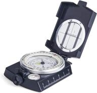 costin multifunctional compass: high accuracy with map measurer, distance calculator & more - ideal for outdoor activities - matte black finish логотип