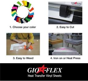 img 1 attached to GIO FLEX Heat Transfer Vinyl Iron Sewing in Trim & Embellishments