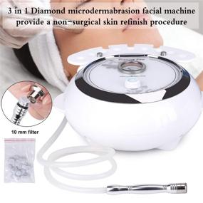 img 3 attached to 💎 Professional Diamond Facial Machine: Experience Upgraded 3-in-1 Versatility with mcwdoit's Powerful 0-68cmHg Suction Power! Boost Your Home Skincare Routine.