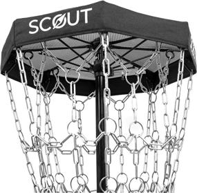 img 1 attached to Dynamic Discs Scout Foldable Disc Golf Basket - 8 Outer Chains, 8 Inner Chains, 2 Cross Sectional Chains - Portable Frisbee Golf Target for Easy Mobility