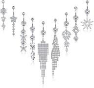 orazio silver dangle stainless piercings logo