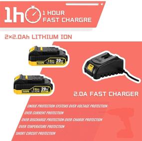 img 2 attached to High-Performance Brushless Battery with All-Metal Construction, 0-1500RPM Speed, and Additional Accessories