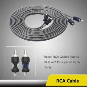 img 3 attached to RECOIL RCK0 True 0 Gauge Complete CCA Amplifier Wiring Kits with OFC RCA Cable - Unleash Superior Audio Performance