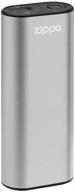zippo silver heatbank rechargeable warmer logo