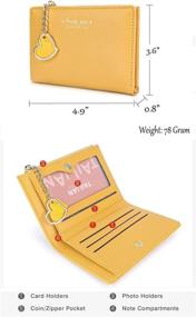 img 1 attached to Women's Bifold Zipper Wallet with Small Holder for Optimal Convenience and Style