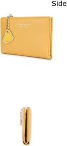 img 3 attached to Women's Bifold Zipper Wallet with Small Holder for Optimal Convenience and Style