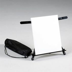 img 1 attached to 🖼️ Martin Universal Design Angelina Tabletop Metal Easel, 22x14x14 Inches, Black, 1 Each (92-AE010)
